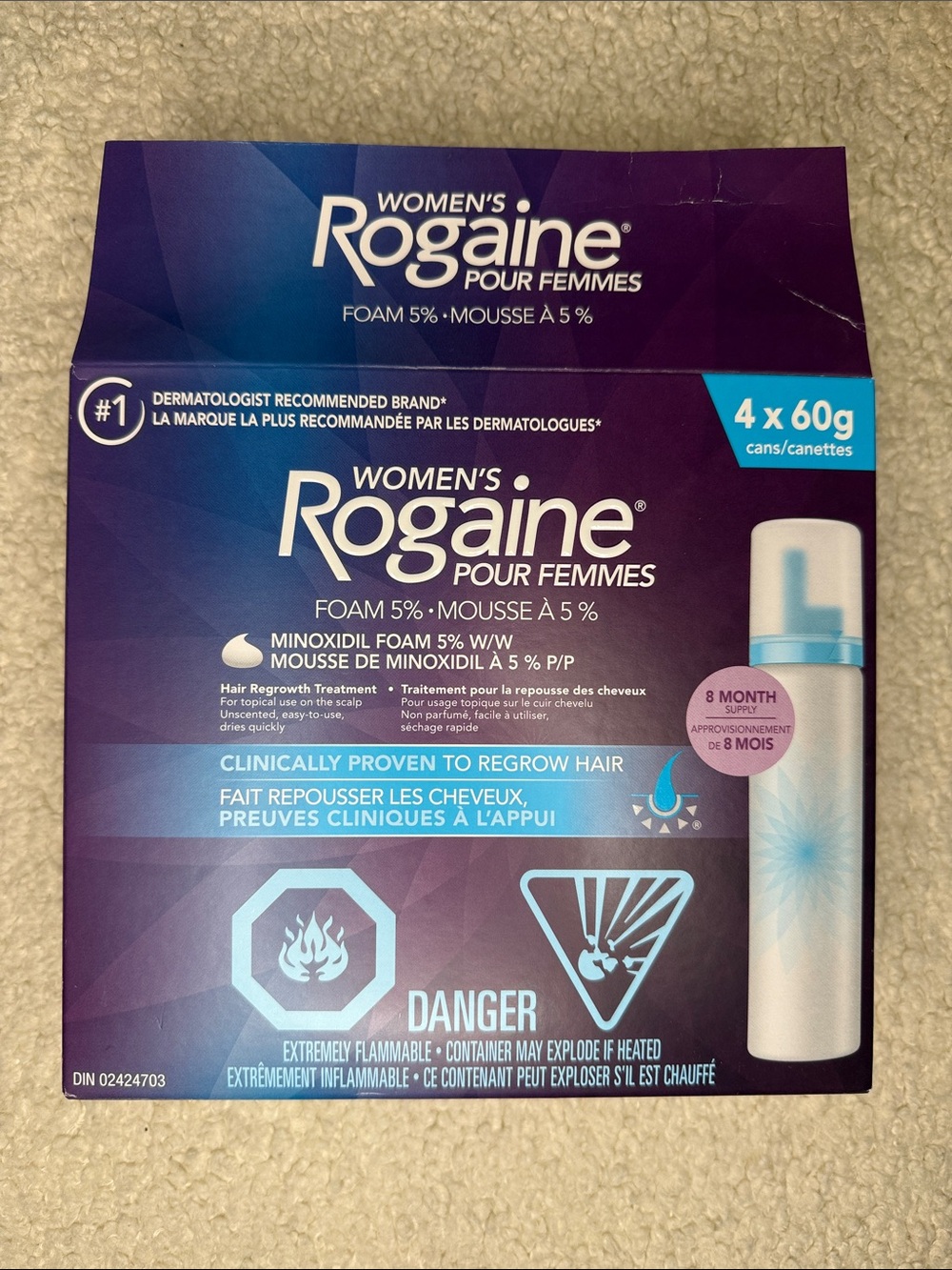 Rogaine Women's Minoxidil Foam Hair Regrowth Treatment